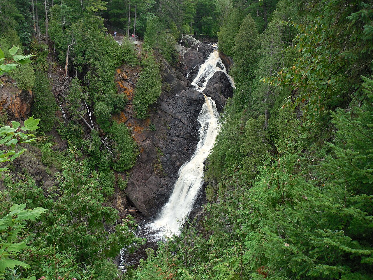Big Manitou Falls, a waterfall in Wisconsin