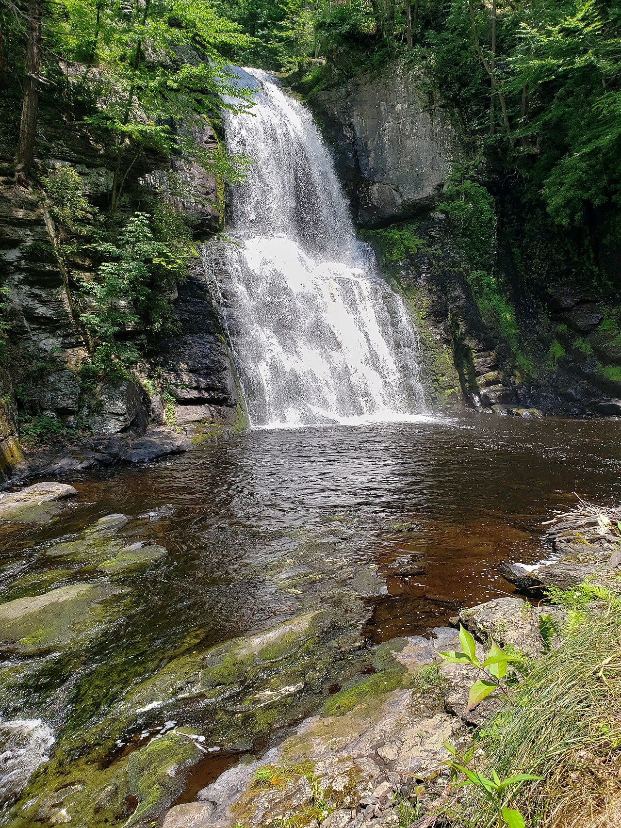 Bushkill Falls (Main Falls), a waterfall in Pennsylvania