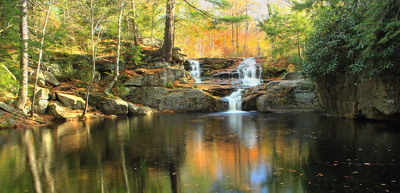Choke Creek Falls, a waterfall in Pennsylvania