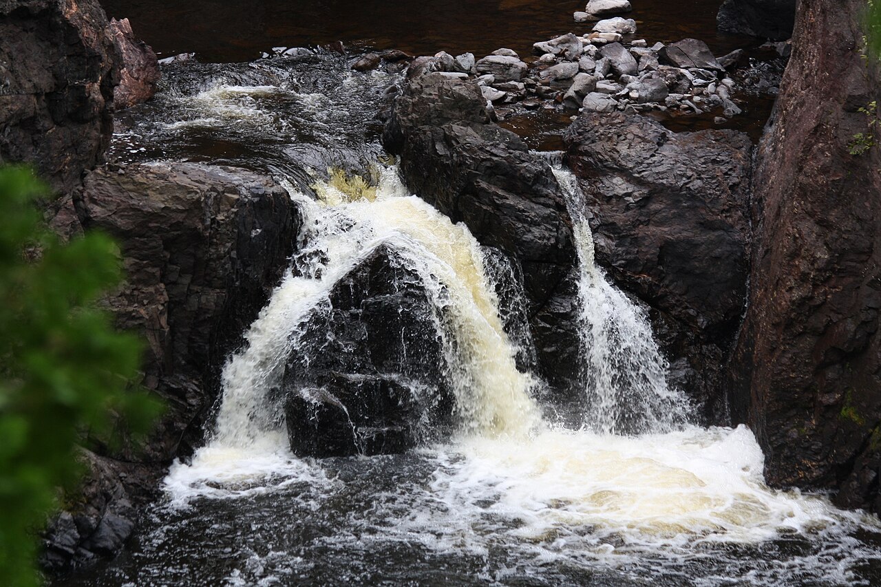 Copper Falls, a waterfall in Wisconsin