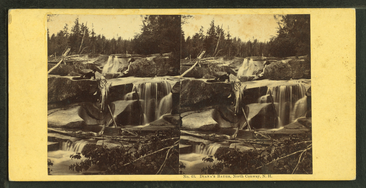 Diana's Baths, a waterfall in New Hampshire