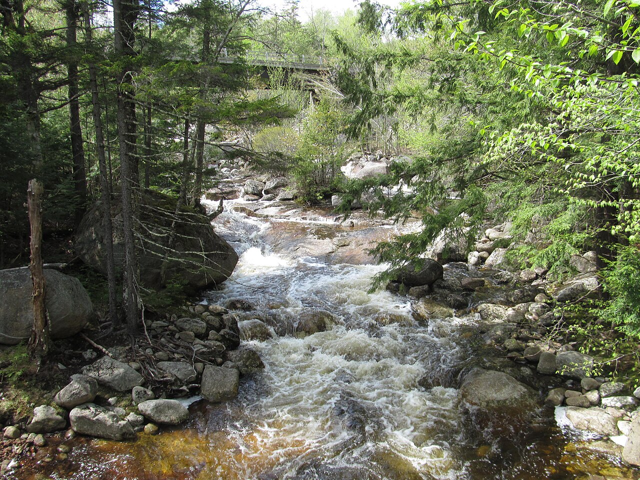 Georgiana Falls, a waterfall in New Hampshire