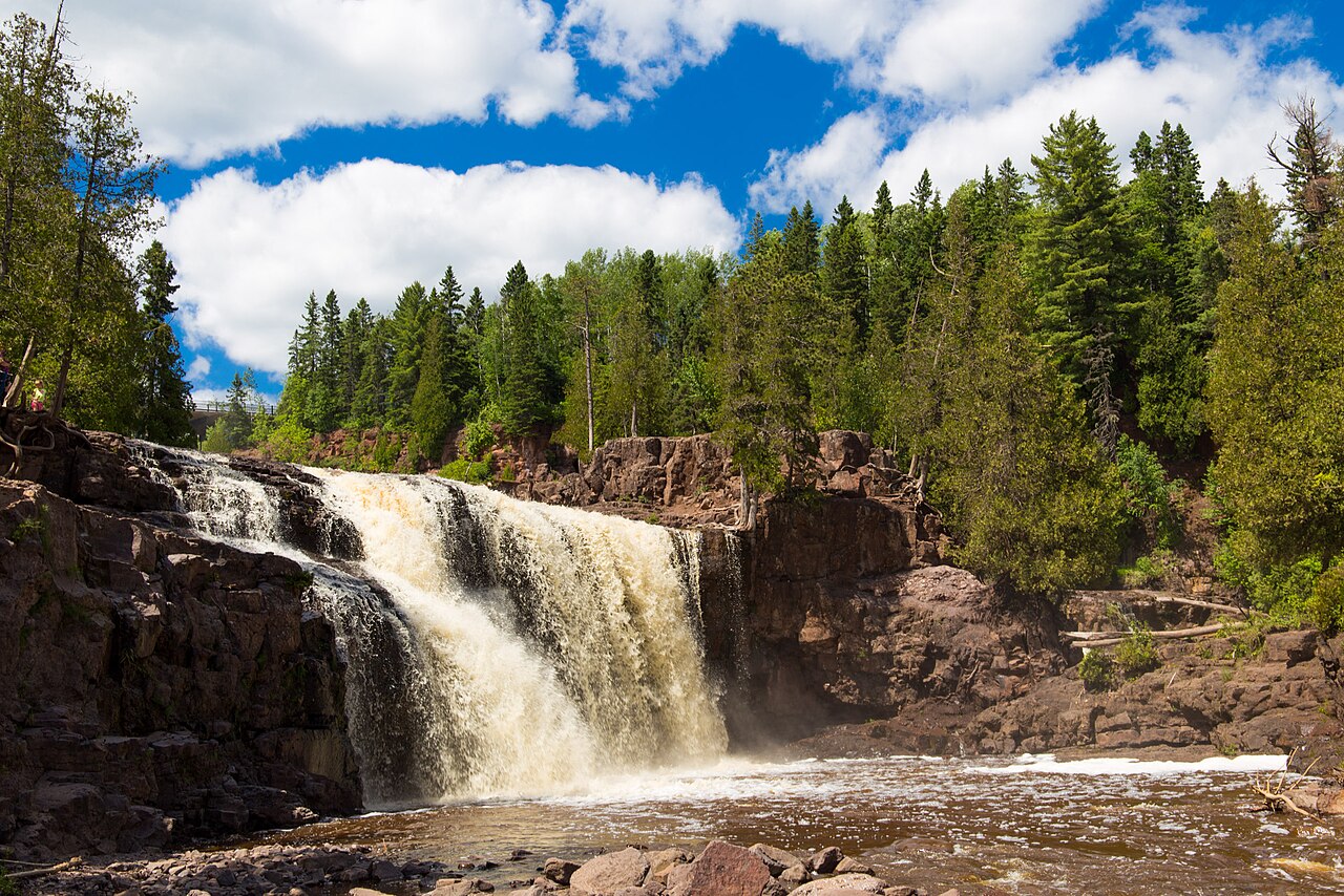 Gooseberry Falls (Middle Falls), a waterfall in Minnesota
