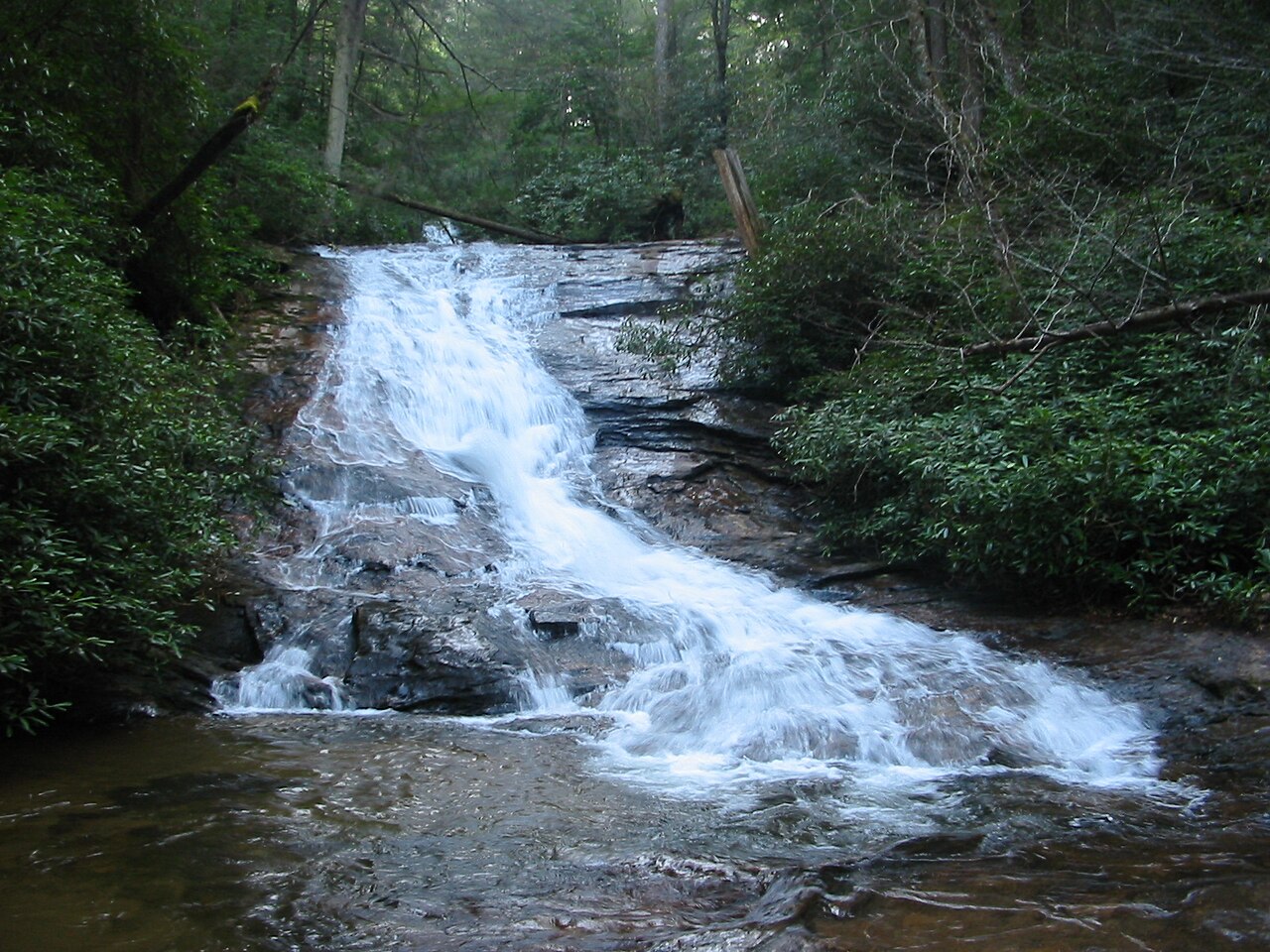 Helton Creek Falls, a waterfall in Georgia