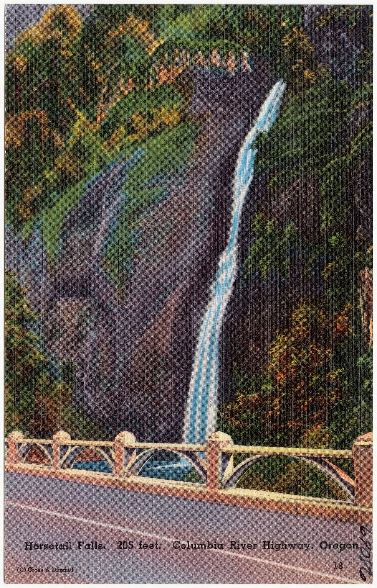Horsetail Falls, a waterfall in Alaska