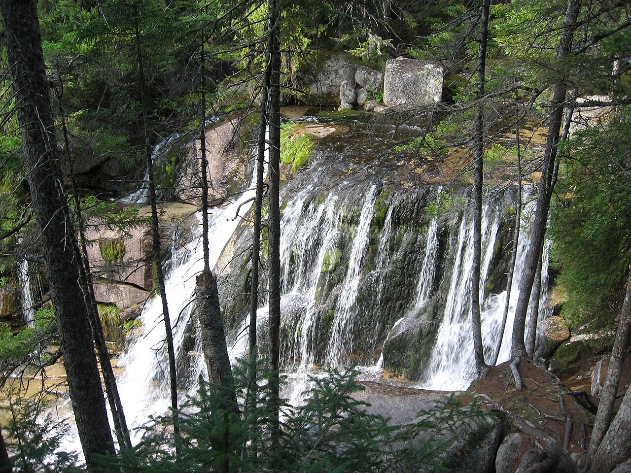 Katahdin Stream Falls, a waterfall in Maine