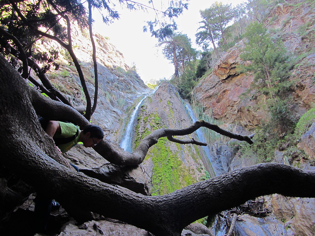 Limekiln Falls, a waterfall in California