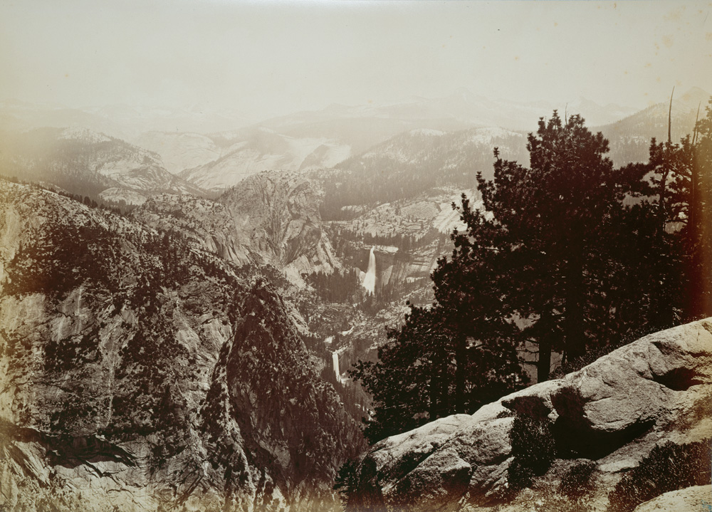 Nevada Fall, a waterfall in California