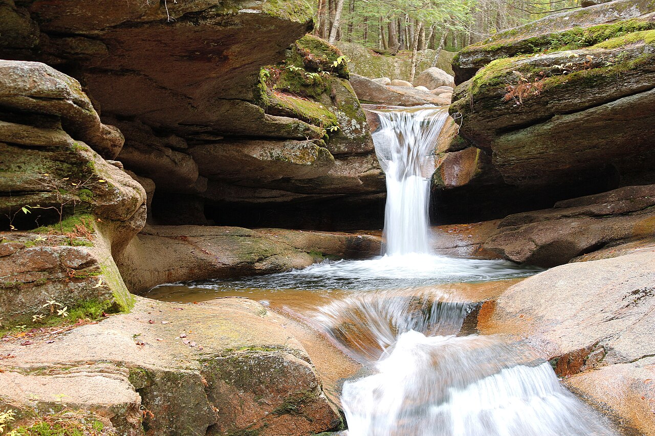 Sabbaday Falls, a waterfall in New Hampshire