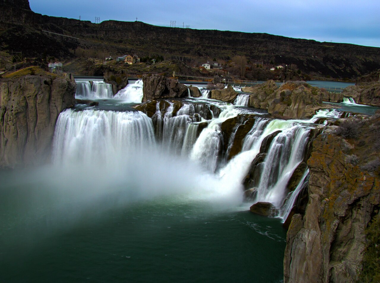 Shoshone Falls, a waterfall in Idaho