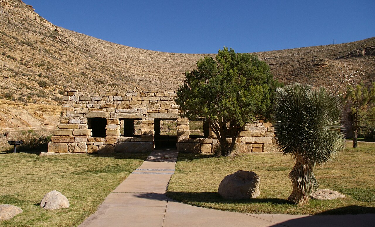 Sitting Bull Falls, a waterfall in New Mexico