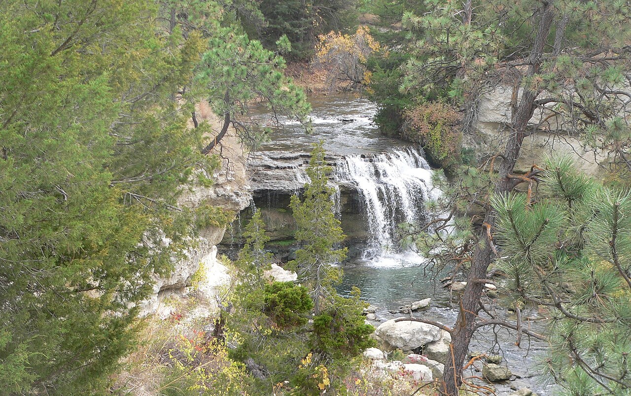 Snake River Falls, a waterfall in Nebraska
