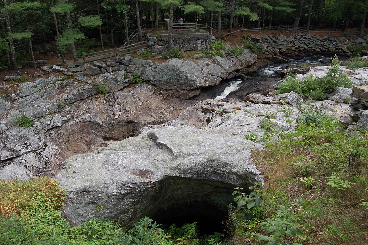 Snow Falls, a waterfall in Maine