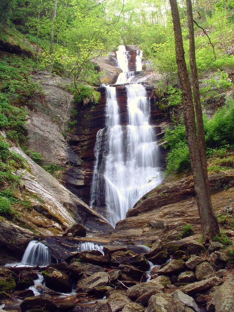 Toms Creek Falls, a waterfall in North Carolina
