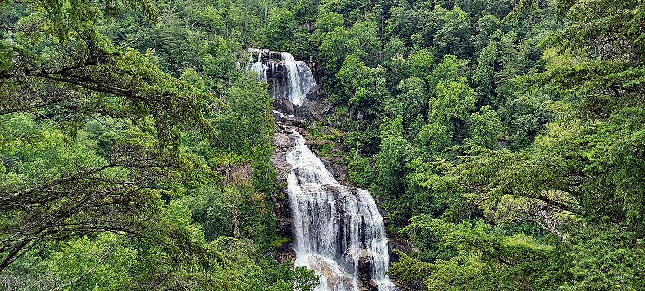 Whitewater Falls (Upper), a waterfall in North Carolina