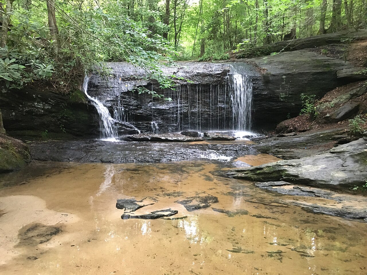 Wildcat Branch Falls, a waterfall in South Carolina
